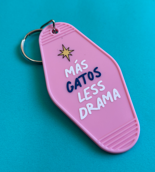 Llavero  Más GATOS Less Drama