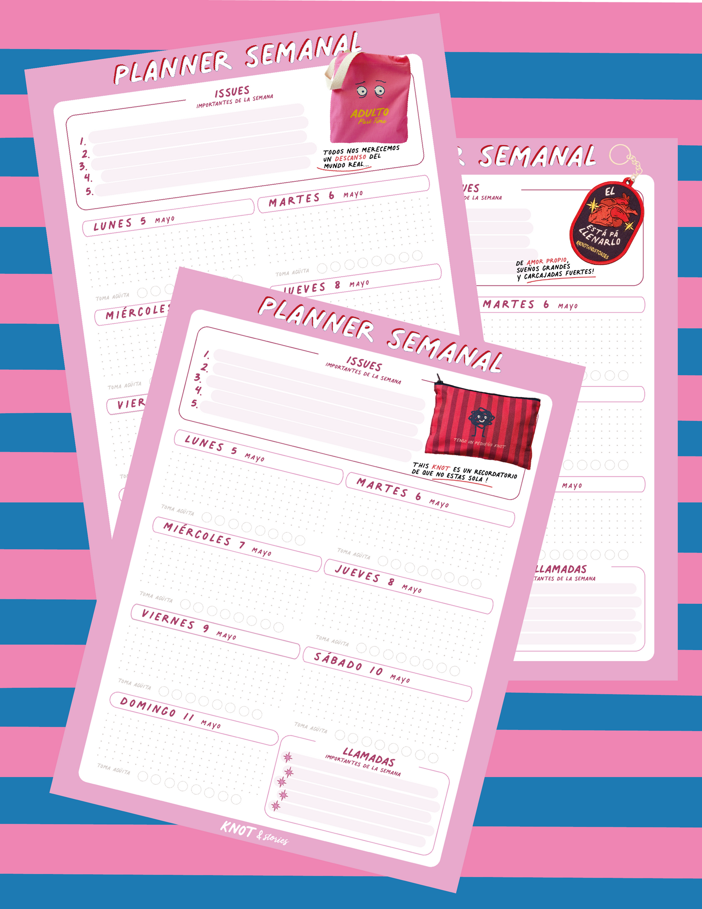 Weekly Planner - Semana 5 de Mayo al 11  de Mayo ✨ 🤓